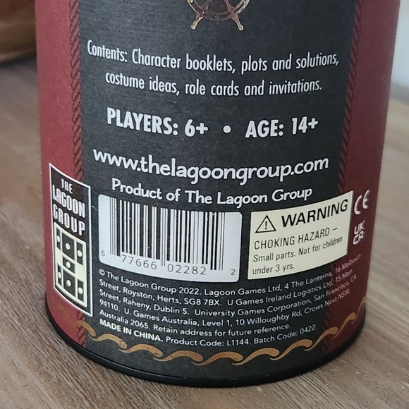 🕵️‍♀️🚢 Lagoon Games – Murder Mystery Party Game: HSS Titanic 💼 Complete game - Picture 5 of 10